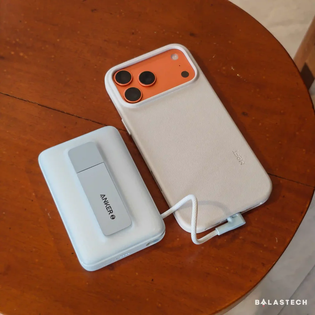 Anker Zolo Magnetic Powerbank Built-in USB-C Cable