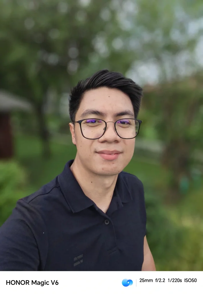 HONOR Magic V6 Review - Front Camera - Portrait Mode