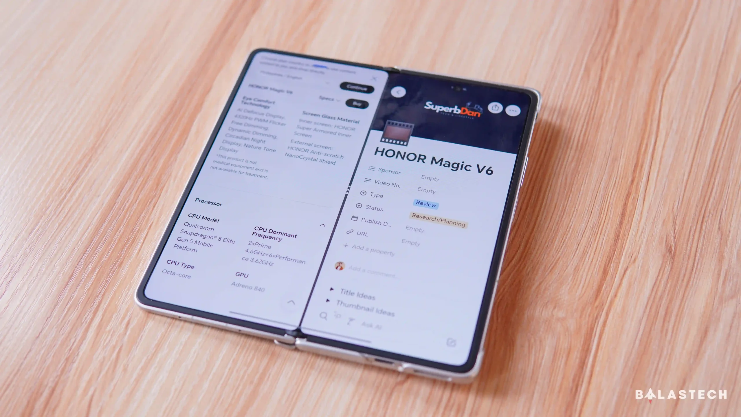 HONOR Magic V6 Review - Splitscreen