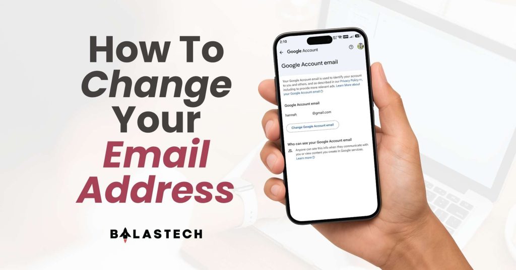 How to Change Email Address on Gmail