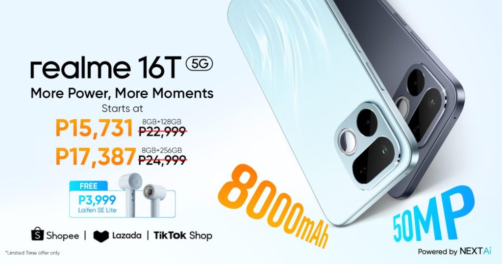 realme 16T 5G Is Now Official in the Philippines, Starts at PHP 22,999