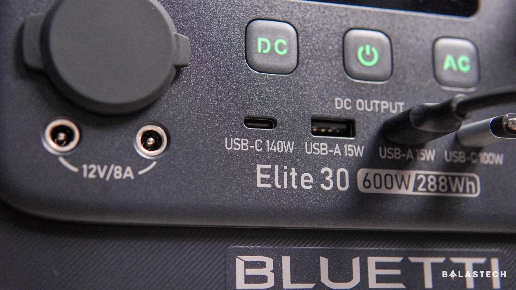 BLUETTI Elite 30 V2 USB Ports (1)