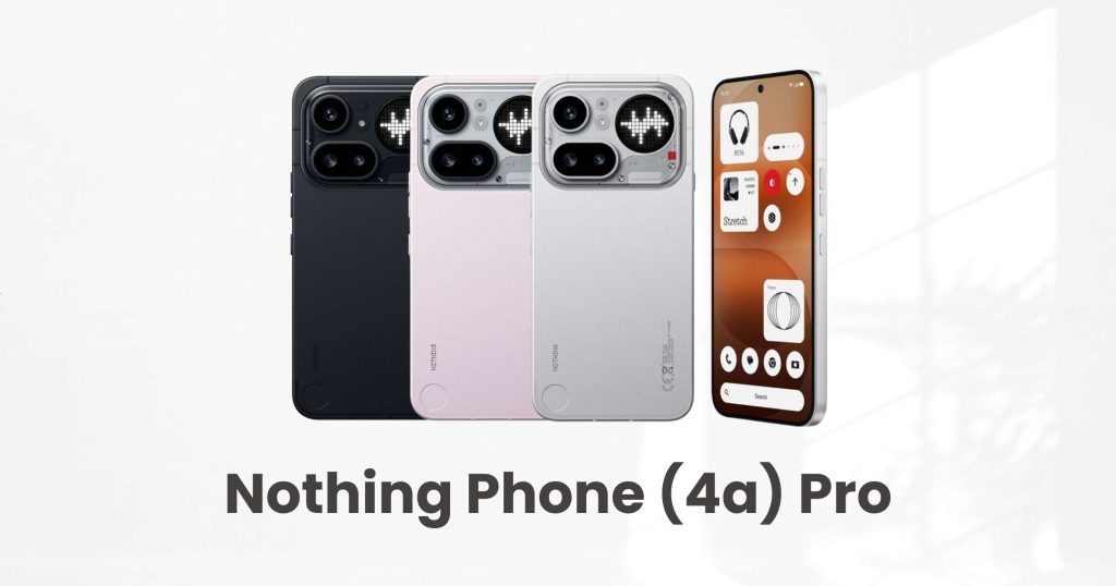 Nothing Phone (4a) Pro - Black White Pink