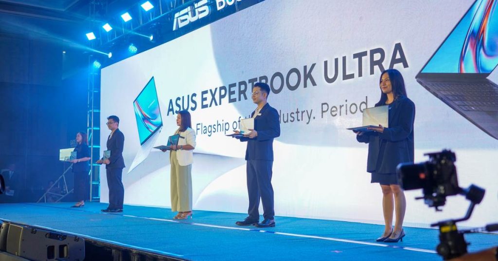 ASUS ExpertBook Ultra launch on stage at NUSTAR Resort Cebu