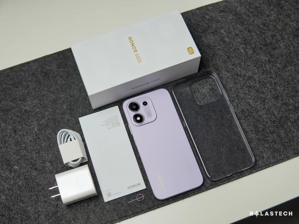 HONOR 600S Box and Accessories