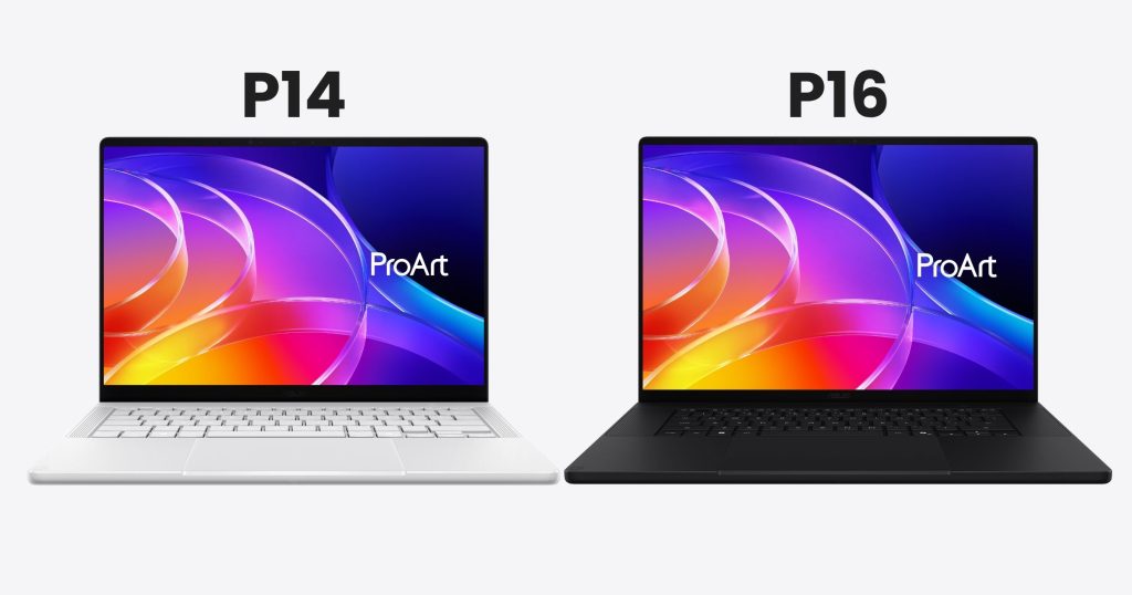 ProArt P14 and P16 Colors