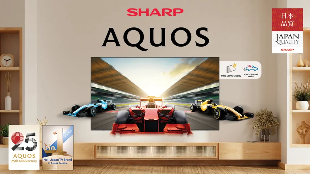 Sharp Launches AQUOS JJ5000X 4K Google TV and The Arena Tower Speaker(1)